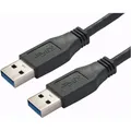 Produktbild: Bachmann 918.177 USB Kabel 3 m USB 3.2 Gen 1 (3.1 Gen 1) USB A Schwarz (3 m, USB 3.2 Gen 1) (918.177)