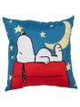 Produktbild: United Labels® Dekokissen Peanuts Snoopy Kissen Mond & Sterne Plüsch Zierkissen 40 x 40 cm