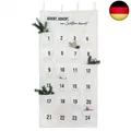 Produktbild: Papierdrachen 24 Adventskalender aus Stoff zum Befüllen - ein Lichtlein brennt