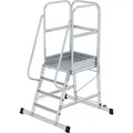 Produktbild: Munk Plattformleiter mit Rollen 4 Stufen (Plattformleiter, 295 cm) (303104)