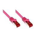 Produktbild: Good Connections 8060-010M RNS Patchkabel Cat. 6 S/FTP 250MHz 1 m magenta