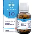 Produktbild: DHU Schüßler-Salz Nr. 10 Natrium sulfuricum D6 Tabletten 200 St