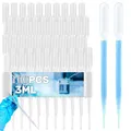 Produktbild: 100 Stück Pipette,3ml Kunststoff-Transferpipetten,Einweg Pipetten Mit Skala,Dosierpipette,für Labor Versuch,Klassenzimmer Experiment,Parfüm,ätherische Öle