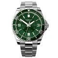 Produktbild: Victorinox Herren-Uhr Maverick Large, Herren-Armbanduhr, analog, Quarz, Wasserdicht bis 100 m, Gehäuse-Ø 43 mm, Armband 21 mm, 178 g, Grün/Silber