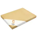 Produktbild: Feuerfest 123 - Schamotteplatten - Für Kaminöfen, Öfen & Grills - Schamottsteine 1.400 °C hitzebeständig - Lebensmittelecht für Pizzaofen - Schamotte Speichersteine Wärmespeicherung [400x300x25 mm]