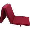 Produktbild: Klappmatratze Junior Farbe rot, 190x60 cm, Gästematratze, Faltmatratze - Herlag