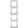 Produktbild: Kopp Abdeckrahmen 4-fach Paris silber (308720064)
