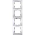 Produktbild: Kopp - PARIS – Abdeckrahmen 4-fach, Farbe: silber - 308720064