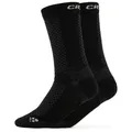 Produktbild: Craft - Warm Mid 2-Pack Sock - Multifunktionssocken 43-45 | EU 43-45 schwarz