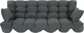 Produktbild: Auflagen Set Hollywoodschaukel Swing Polster Kissen Bankauflage Sitzkissen 180cm
