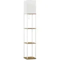 Produktbild: Homcom Stehlampe,, Weiß, Holzwerkstoff, 26x159x26 cm, Lampen & Leuchten, Innenbeleuchtung, Stehlampen, Stehlampen
