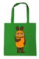 Produktbild: Logoshirt® Die Sendung mit der Maus I TV-Maus I Baumwolltasche I grün I Lizenziertes Originaldesign