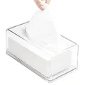Produktbild: Kosmetiktücherbox aus Acryl Taschentuchbox Tücherbox Tissue Box Taschentücher Transparent Box Rechteckige Taschentuchspender für Schlafzimmer Esszimmer Büro Badezimmer Küche und Autos