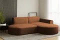 Produktbild: Fun Möbel Ecksofa Ecksofa Designersofa BONDY in Stoff mit Ottomane, Ottomane links oder rechts, Rundumbezug