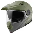 Produktbild: Bogotto FG-102 Duo Fiberglas Klapphelm, grün, Größe XL für Männer
