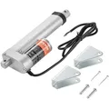 Produktbild: VEVOR 1500N Linear Actuator DC 12V Linearantrieb IP54 Elektrischer Linearmotor 100mm Hublänge Geräuschpegel ≤ 60dB Elektrische Türöffner 5 mm/s Fahrgeschwindigkeit Lineartechnik Verstellantrieb