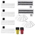 Produktbild: 10 Stück Dampfreiniger Zubehör Set Kompatibel für Kärcher Dampfreiniger EasyF...