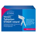 Produktbild: Venen-Tabletten STADA retard - rein pflanzliches Venenmittel - Wirkstoff der Rosskastanie - gegen Schmerzen, Schwellungen und Schweregefühl in den Beinen - 1 x 100 Retardtabletten