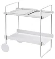 Produktbild: Zone Denmark A-Cocktail Trolley Barwagen, 60,6 x 40,5 x 66,4 cm, Soft Grey (Grau)
