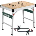 Produktbild: Metabo Multifunktionstisch MWB 100 Mobile Werkbank Arbeitstisch mit Lochplatte