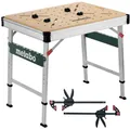Produktbild: Metabo Multifunktionstisch MWB 100 Mobile Werkbank Arbeitstisch mit Lochplatte