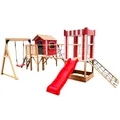 Produktbild: HOME DELUXE Kinderspielanlage, Spielpark WUNDERLAND inkl. Schaukel - braun