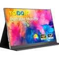 Produktbild: Yodoit Portable Monitor 15,6 Zoll, Tragbares IPS Display | FHD 1920x1080P, USB-C & HDMI Anschlüssen, Eingebaute Lautsprecher, Eye-Care Bildschirm für PC, Laptop, Xbox, PS3/4/5, Switch & TV