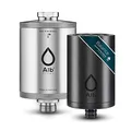 Produktbild: Alb Filter Duschfilter Balance Edelstahl Natur – Wasserfilter für Dusche & Bad – Gesundes Haar & sanfte Haut für die ganze Familie – Reduziert Chlor, Schwermetalle & Kalk – Made in Germany
