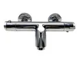 Produktbild: Badewannen-Duscharmatur mit Mischer und Thermostat Schütte LONDON 52470 B-WARE