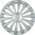 Produktbild: Cartrend Radzierblenden Meridian 38 cm (15 Zoll) silber 4 Stück  Radkappe