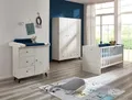 Produktbild: Arthur Berndt Babymöbel-Set Lavea 3.teilig Kleiderschrank Wickelkommode Bett