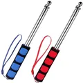 Produktbild: 2 Stück Teleskop-Fahnenmast Tragbarer Ausziehbarer Fahnenmast Zusammenklappba...