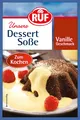 Produktbild: Dessertsauce Vanille-Geschmack zum Kochen, zuckerfreies Vanillesoßen-Pulver f...