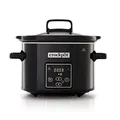 Produktbild: Crockpot Digital-Schongarer Slow Cooker | einstellbare Garzeit | Warmhaltefunktion | 2,4 Liter (1-2 Personen) | Schwarz [CSC061X]