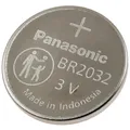 Produktbild: Lithium Knopfzelle Panasonic BR2032 BR-2032/BN 20mm 3V 200mAh Lithium Silber