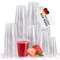 Produktbild: Vivaloo Schnapsgläser 2cl (20 ml) 100 Stück - Wiederverwendbare Shotgläser aus Plastik BPA-frei - Spülmaschinengeeignet mit Eichstrich - Shot Gläser und Becher
