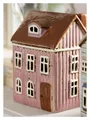 Produktbild: Lichterhaus Teelichthalter Teelichthaus Windlicht Haus H15cm Ib Laursen 27646-07