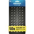 Produktbild: ABSINA Absina Knopfzellen-Set 1 St. Alkali-Mangan Knopfzelle