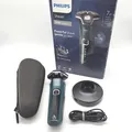 Produktbild: Philips SHAVER Series 5000 S5884/35 Elektrischer Nass- und Trockenrasierer, Rotationstrasierer, Grün, SteelPrecision blades, SH71, 2 Jahr(e), Akku