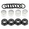 Produktbild: 2 Sets Skateboard Truck Speed Kit Achse Unterlegscheiben Muttern Abstandshalt...