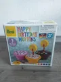 Produktbild: 3 Geburtstagsmuffins, Muffins (aus Holz)  für Kinderküche, Kaufladen Erzi 13155
