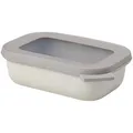 Produktbild: Mepal Frischhaltedose Cirqula eckig, aus Kunststoff, 0,5 Liter, Multischüssel, Nordic white, luftdicht