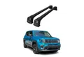 Produktbild: OMAC Dachträger für Jeep Renegade 2014-2024 Aluminium Schwarz 2tlg (2-St), Wasserbeständig,Abnehmbar,Multifunktional,Leichtgewichtig