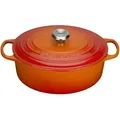 Produktbild: Le Creuset - bräter oval sig 29 cm ofenrot