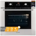 Produktbild: KKT KOLBE Einbaubackofen 60 cm | 70L | 3kW | Heißluft | Teleskopauszüge | Automatik-Timer | 2-fach Wärmeschutzverglasung | Kindersicherung | Knebelbedienung | BO8810SS