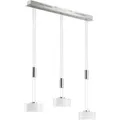 Produktbild: Fischer & Honsel Led-Hängeleuchte, Weiß, Chrom, Nickel, Metall, Glas, F, 20x100-160x96 cm, höhenverstellbar, Lampen & Leuchten, Innenbeleuchtung, Hängelampen, Esstischlampen