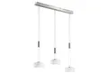 Produktbild: FISCHER & HONSEL LED Pendelleuchte LAVIN, 3-flammig, Nickelfarben, Weiß, Metall, Dimmfunktion, Höhenverstellbar, LED fest integriert, Warmweiß, Hängeleuchte, Hängelampe