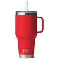 Produktbild: Yeti Coolers - Rambler Straw Mug - Isolierbecher Gr 1035 ml rot