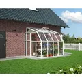 Produktbild: Palram - Canopia Gewächshaus Weiß 5,3 m² inkl. Fundamentrahmen
