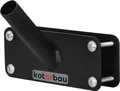 Produktbild: KOTARBAU® Fahnenhalter 1-Fach für eine Fahnenstange Montage an Balustrade 170 mm Schwarz Fahnenmasthalter Fahne Flagge Pulverbeschichtet Fahnenstange